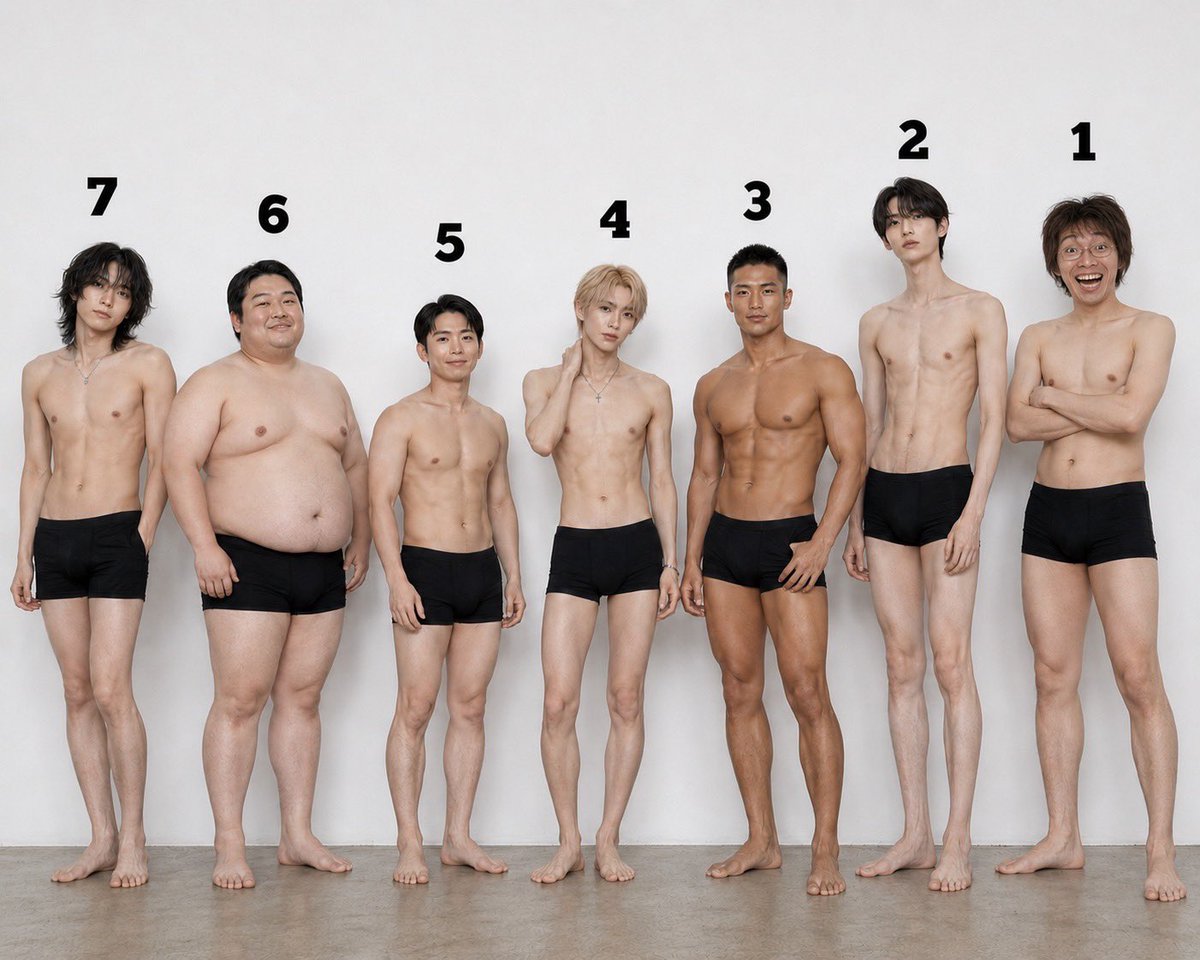 gekibnews's tweet photo. 結局、女ウケがいいのは

①〜⑦のうちどれなの❓ https://t.co/owxmzuSCDc
