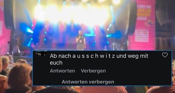 djcooky78's tweet photo. UNFASSBAR! 
Der Inhaber des Eichsfelder Hofs in Leinefelde bei dem mehrfach 🇩🇪 #AfD-Veranstaltungen stattfanden (u.a. mit Björn #Höcke) schreibt zum 🌈 CSD Berlin 
"Ab nach #Auschwitz und weg mit euch". #AfDVerbot #b2507 #csdberlin #lgbtq #SachsenAnhaltWahl2026 #ltwsa #Thüringen https://t.co/3za6my3QZU