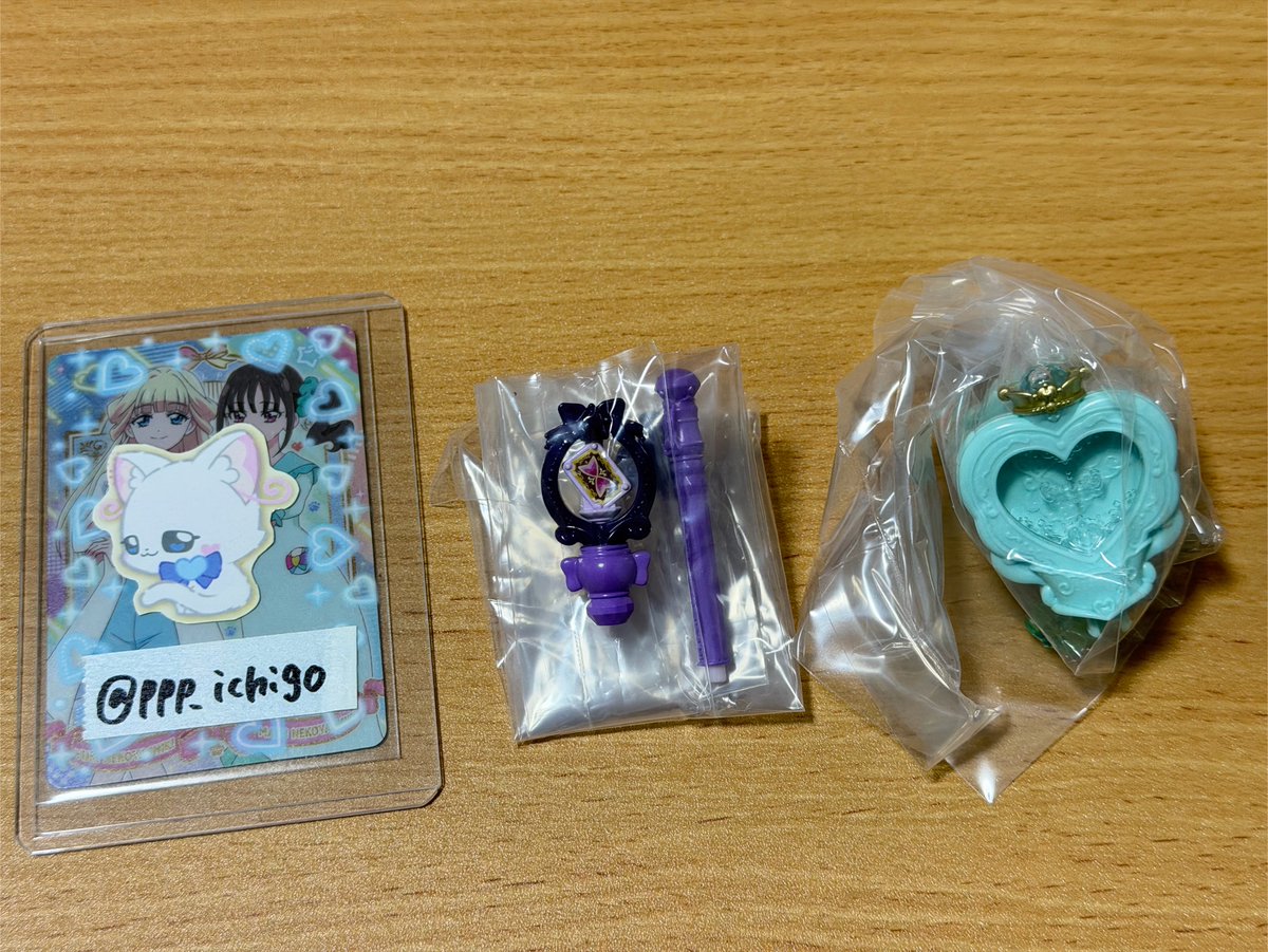 ppp_ichigo's tweet photo. 【交換】名探偵プリキュア たんプリ なりきりプリキュア

【譲】ティアアルカナロッド
エクレール プリキットミラールーペ(ルーペ)

【求】トップオブリリーフレグランス 優先
        プリキットライト エクレール

郵送でのご交換が可能な方よろしくお願いいたします。 https://t.co/wbzpZujn4F