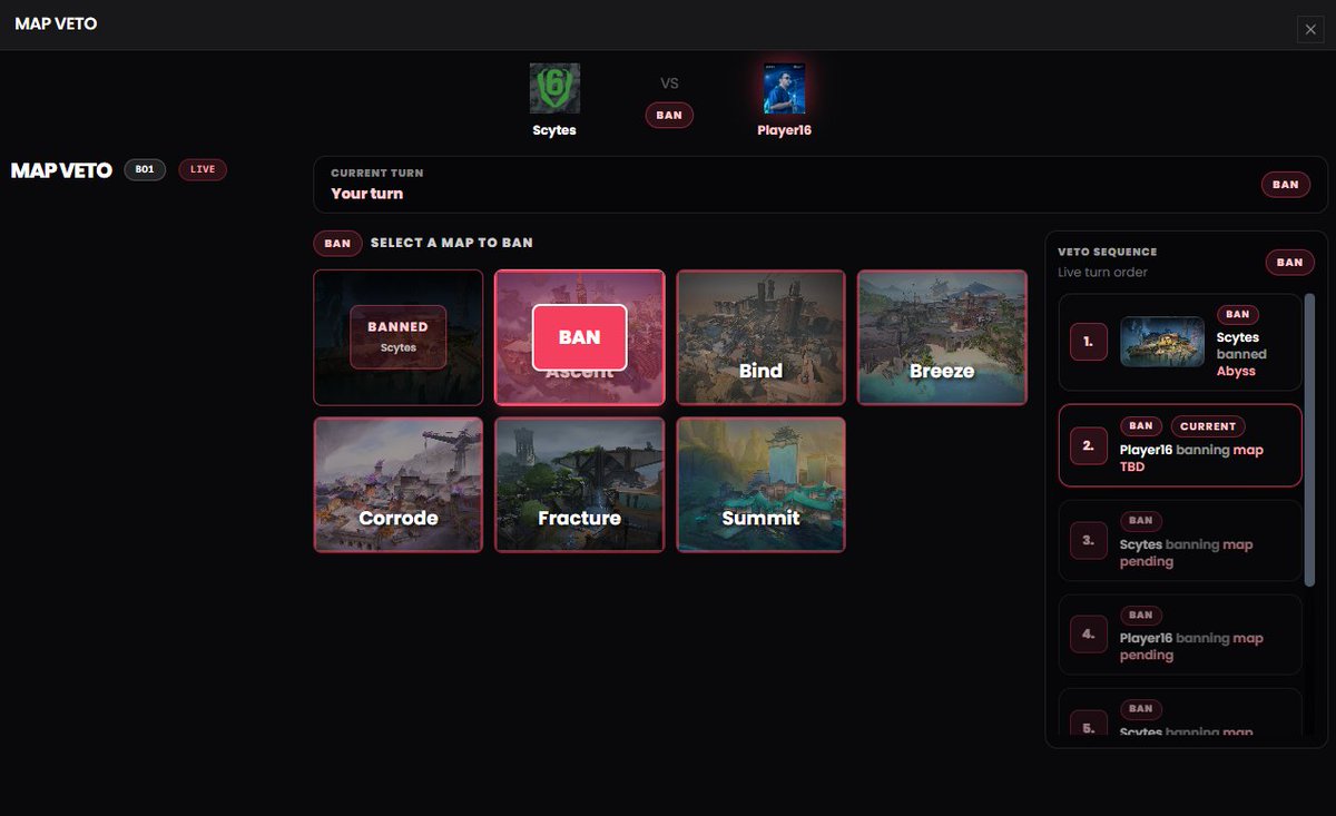DarkHyperPK's tweet photo. Running tournaments shouldn't feel like managing chaos.

we've built esportra - a friction-free Tournament platform so a single person can host, manage, and scale pro events effortlessly.

a few things it can do:

- automated brackets
- live map vetoes
- auto result fetching https://t.co/mQQb7ajGPD