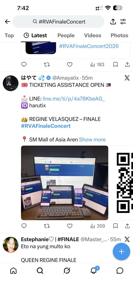 reignechannel04's tweet photo. Be careful, Reginians. Napansin ko na may iba’t ibang “ticketing assistance” accounts na pare-pareho ang ginagamit na photo. If I’m remembering correctly, I think this was originally posted by a fellow Reginian knina. Not 100% sure, pero pls mag ingat #RVAFinale https://t.co/BaMFpfTKDF