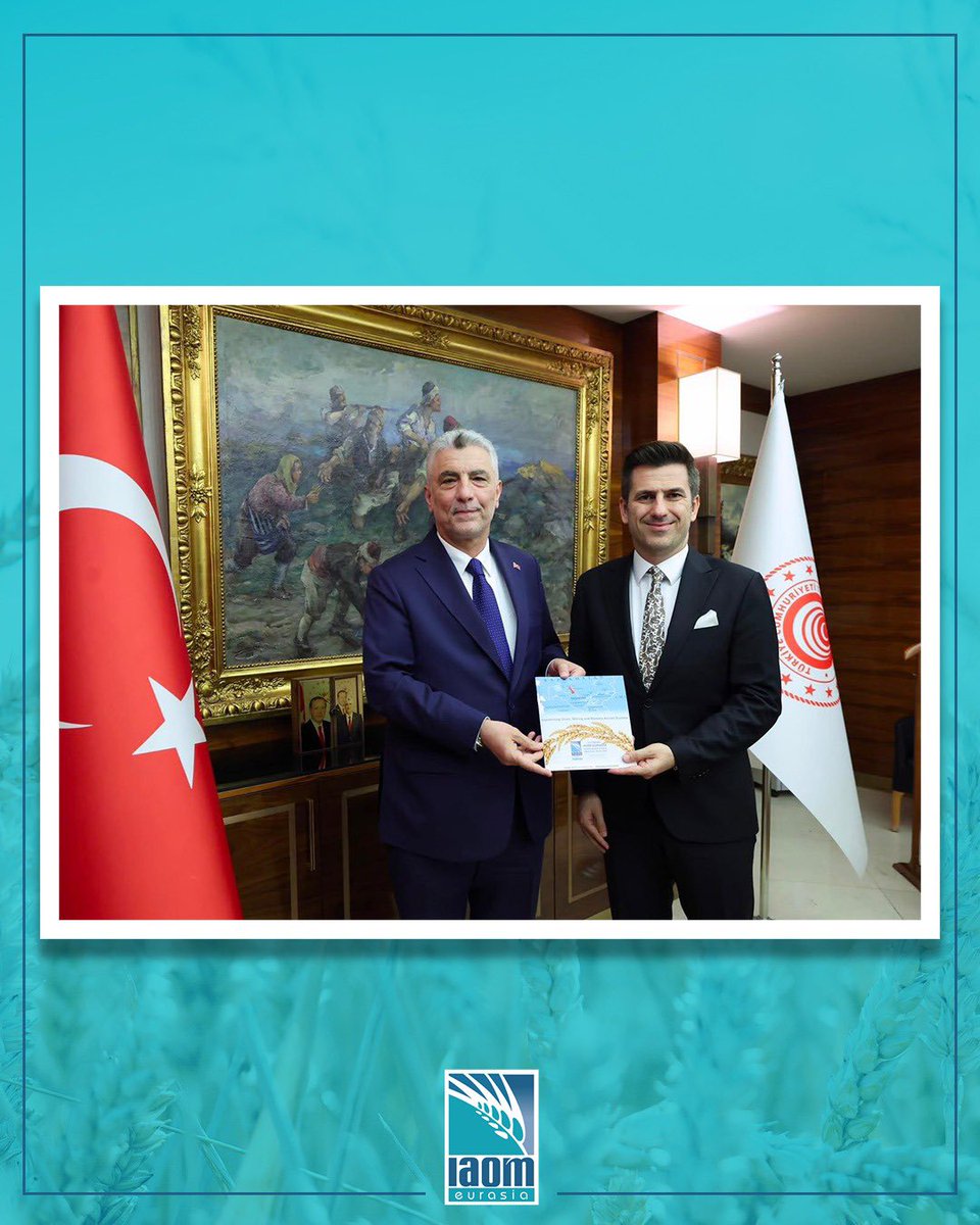 iaomeurasia's tweet photo. 📍 IAOM Avrasya heyeti, T.C. Ticaret Bakanı Sayın Prof. Dr. Ömer Bolat’ı makamında ziyaret ederek güncel sektörel konularını görüştüler.

https://t.co/QQcgMbZWKS https://t.co/l9VOM9xDaq