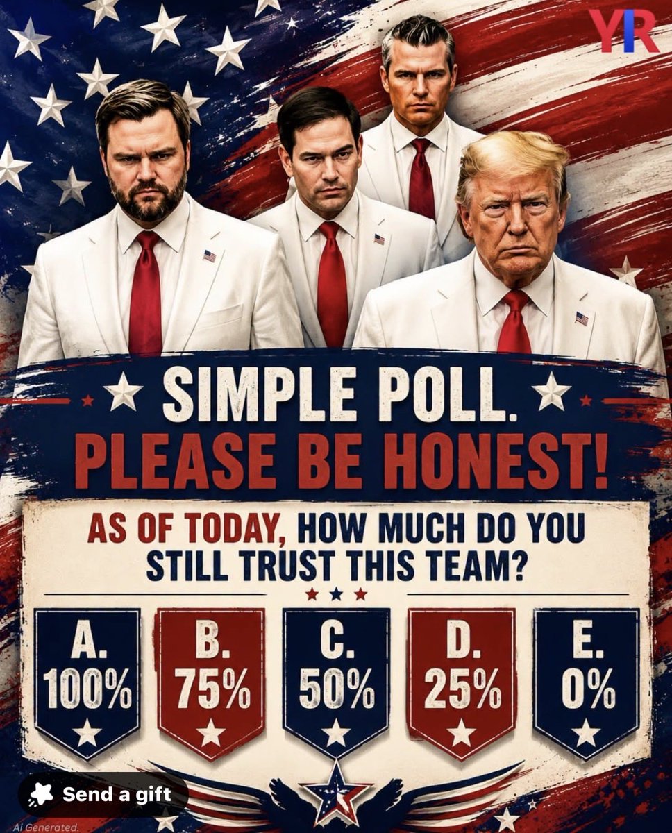 eagameover's tweet photo. The media spins narratives. Politicians break promises. Bureaucrats protect their own. So here's the real question: how much faith do you actually have left in the people running things? https://t.co/zN3uY79ZPm