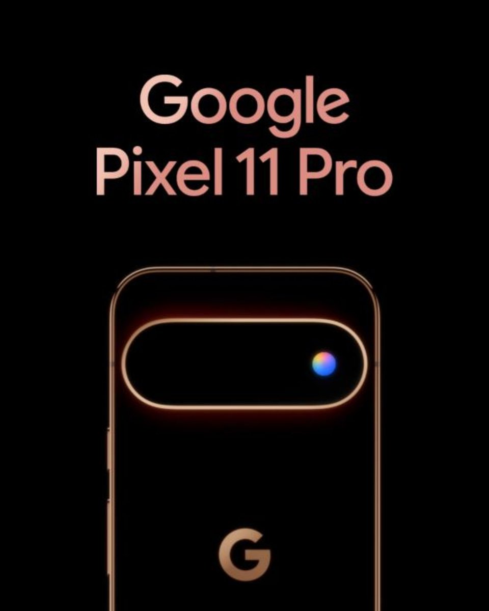 Tech_Informer_'s tweet photo. Google has officially teased the Pixel 11 Pro, offering its best look yet at the phone's design. The Pixel 11 series is expected to include four models: Pixel 11, Pixel 11 Pro, Pixel 11 Pro XL, and Pixel 11 Pro Fold.
#Techinformer #GooglePixel11 #Google https://t.co/lEg062qa29