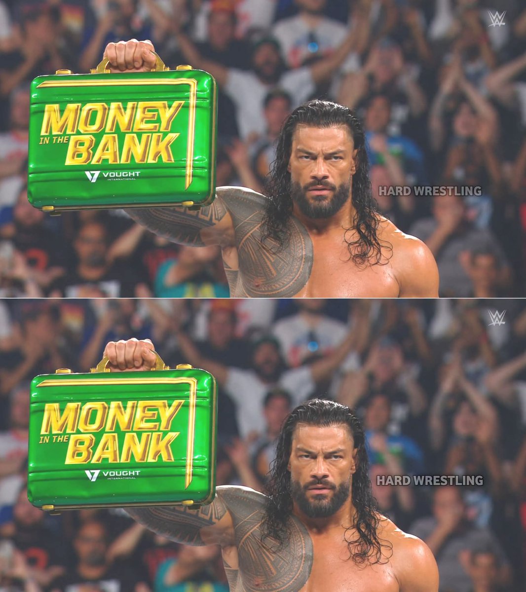 HardyAll77's tweet photo. Roman Reigns could win the 2026 Money in the Bank briefcase and go on to capture both the World Heavyweight Championship and the Undisputed Championship! 👀🔥 #RomanReigns #MITB #WWE @wwe https://t.co/91piq1zTNJ