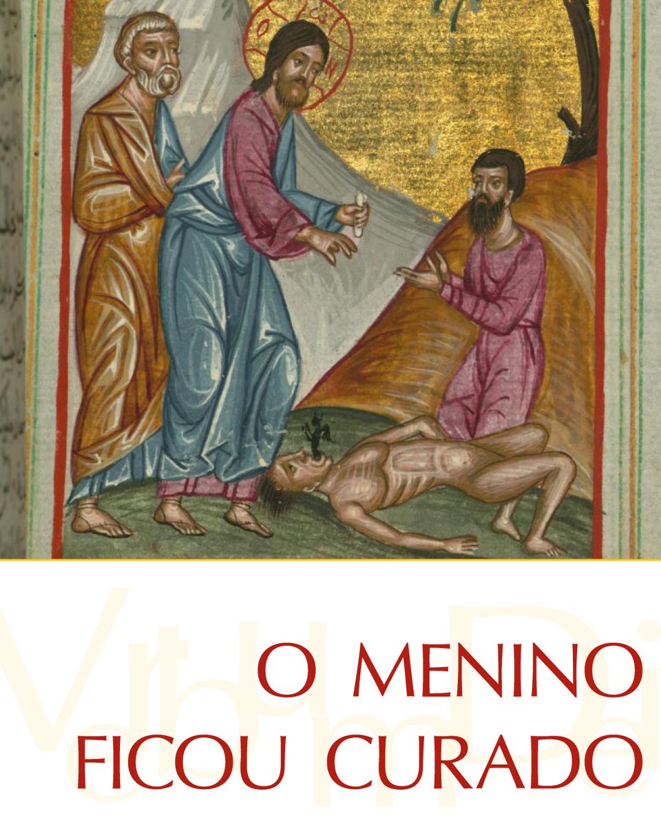 vaticannews_pt's tweet photo. Chegando Jesus e seus discípulos junto da multidão,
um homem aproximou-se de Jesus,
ajoelhou-se e disse:
"Senhor, tem piedade do meu filho.
Ele é epilético, e sofre ataques tão fortes
que muitas vezes cai no fogo ou na água.

#EvangelhodeHoje Mt 17,14-20
https://t.co/sfUAV2ylSL https://t.co/oBPKrkAFhM