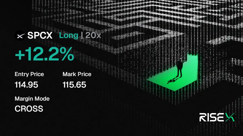 hashiraxbt's tweet photo. Trade $SPCX on @risextrade 

USE CODE: AWMUKBB3 https://t.co/E4UTB4RJYu