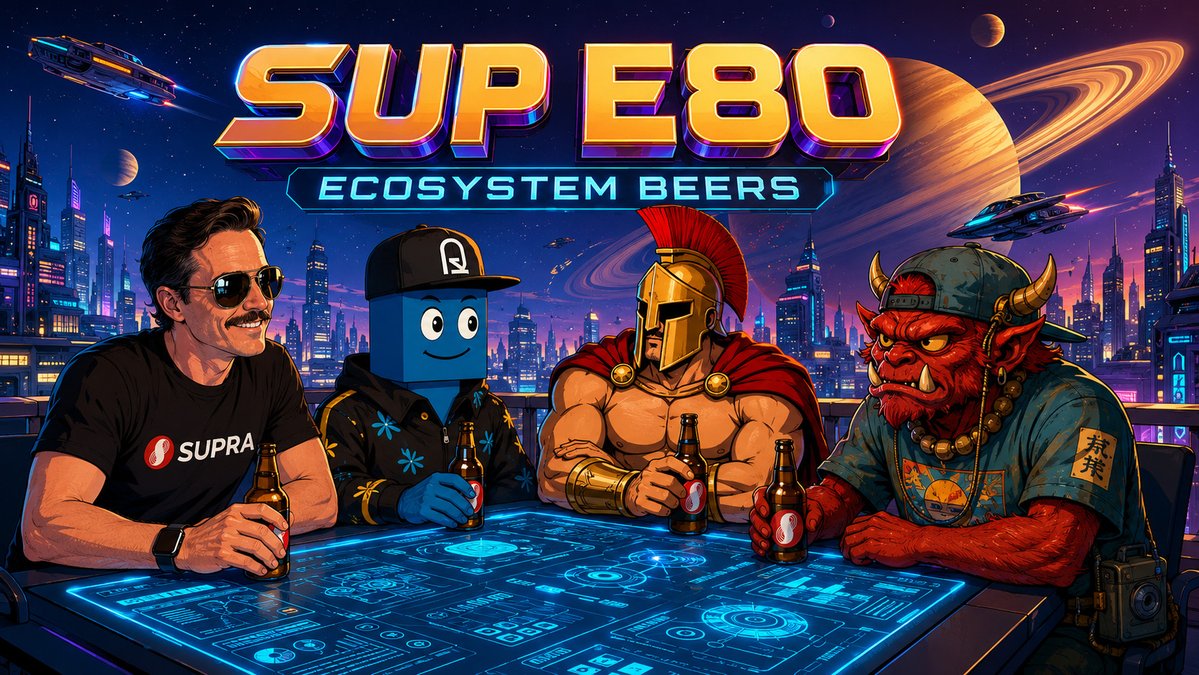 SUPRA_Labs's tweet photo. The SUP Episode 80 is here!! 📺

It's a big show!!

We have:
🔥 @solid_square to give a breakdown of the recent @SolidoMoney vulnerability
🔥 @90s_Child888 to talk about his amazing videos (plus an @aigardenart giveaway!)
🔥 @BonJardy to talk about why he got involved with @KernelMediaCo 

3pm UTC today ⏰
Live here on X and YT 📍

It's going to be a special show, so don't miss this one. 🤟