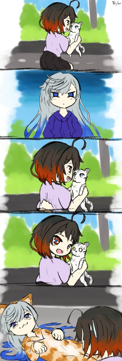 ThylosAtelier's tweet photo. 猫が羨ましいかな〜〜🤭

これは昔の絵です。どんどん描いたイラストをアップします。

#VESPER_ART #VESPERBELL https://t.co/wcuFZmSvcb