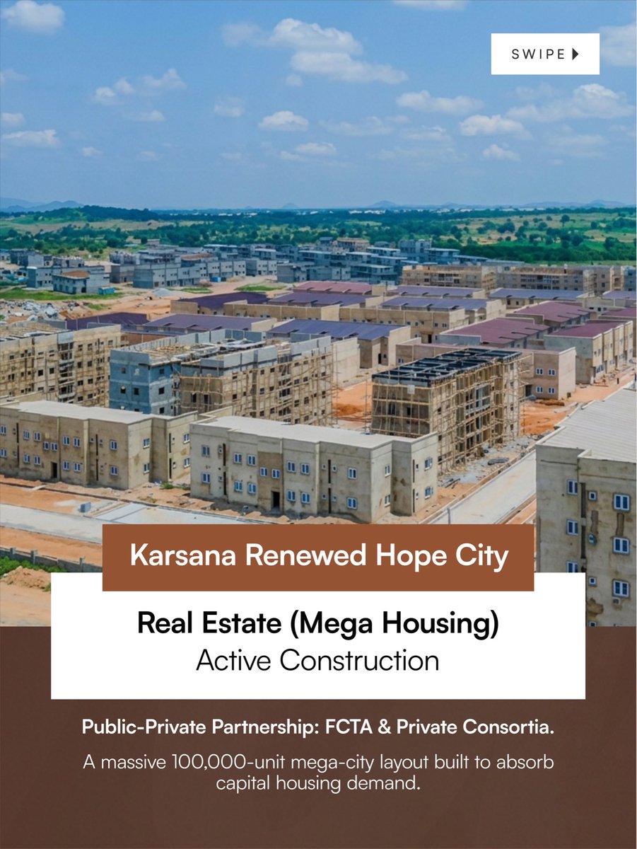 KebleHQ's tweet photo. Swipe through five projects transforming Abuja and tell us:
Which project do you think will have the biggest impact on the city’s real estate market?
#Keble #Abuja #RealEstate #PropertyInvestment #FCT #LandBanking https://t.co/jnHcSc8t5P