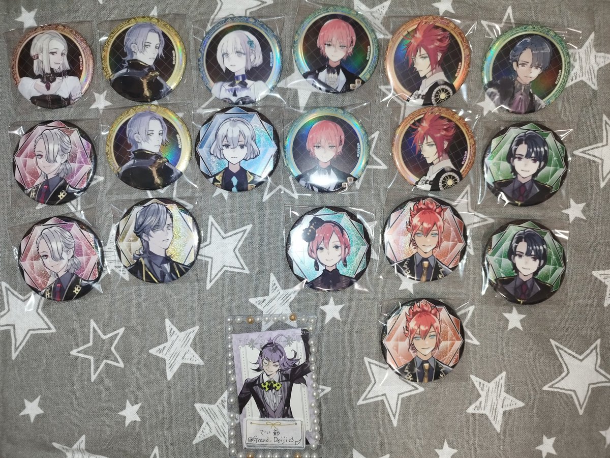 Grand_Deiji23's tweet photo. 【交換】ジャックジャンヌ JJ 5th 5周年 グッズ 缶バッジ

譲→画像2〜9枚目
高科、睦実、白田、立花、織巻、世長

求→画像1枚目
根地

※一部初期不良あり
(該当する場合は、お声掛けいただいた際にお伝えいたします)
※郵送交換のみ
※5〜9枚目は2〜3:1等比率違い可(高科・白田以外) https://t.co/2VPwKiqpkg