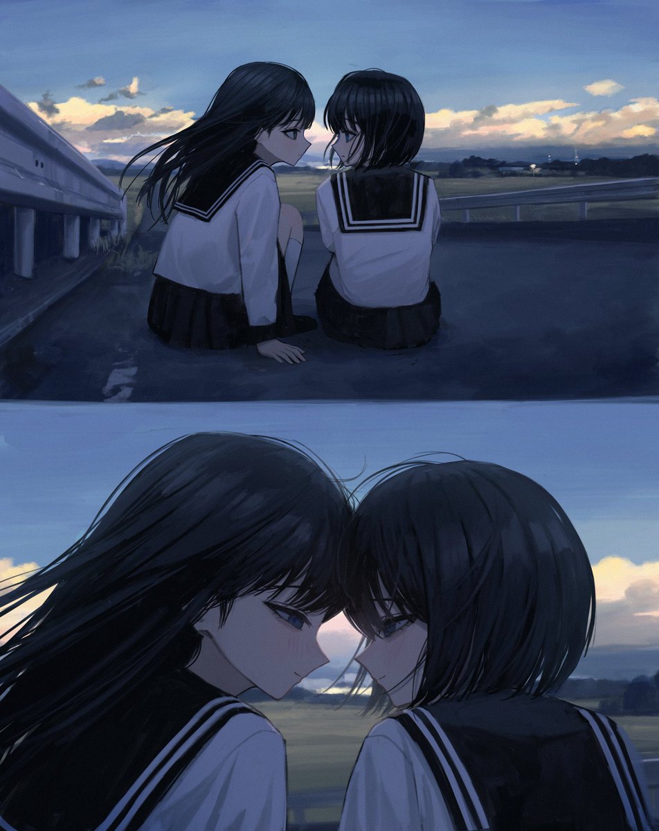 sakiika010513's tweet photo. 2人の絵 https://t.co/YdoDDX2JJK