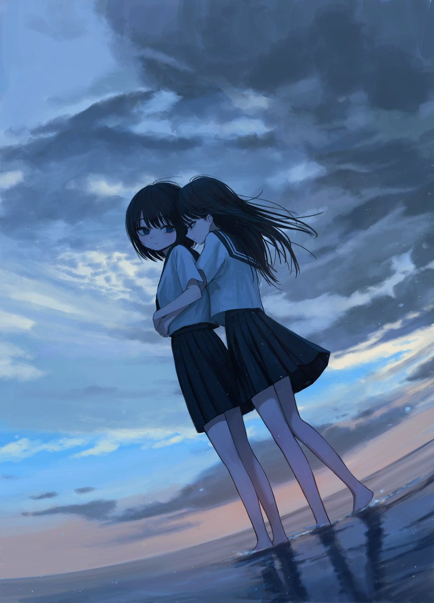 sakiika010513's tweet photo. 2人の絵 https://t.co/YdoDDX2JJK