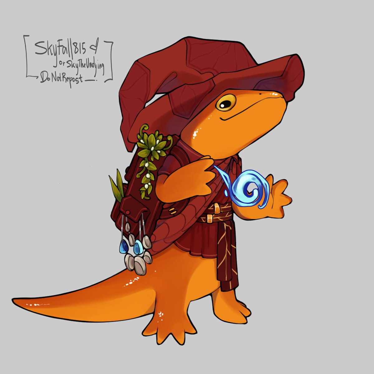 SkyFall815's tweet photo. #OCㅤㅤ 
he’s a newts https://t.co/TD72g1RWGS