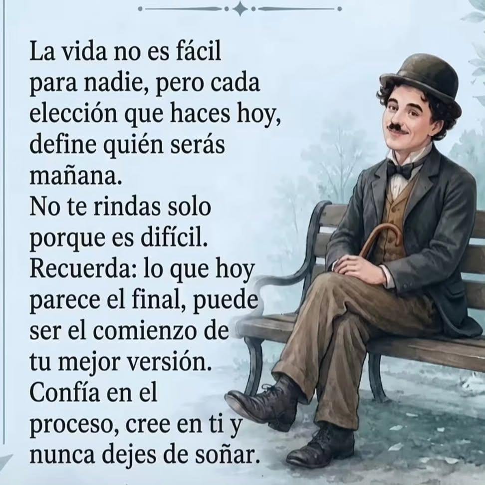 silvia_diablaa's tweet photo. ✨La clave está levantarse cada día con el corazón agradecido y lleno de fe y esperanza
Que este día sea maravilloso 💪🏻 y bendecido 🙏🏻para cada uno de nosotros
Muchos abrazos 🤗
FELIZ DIA ☕🧉 🌷🌿
#SYL
🌷🌿 #BuenosDíasATodos 🌿🌷 https://t.co/AEUeHTVW9U