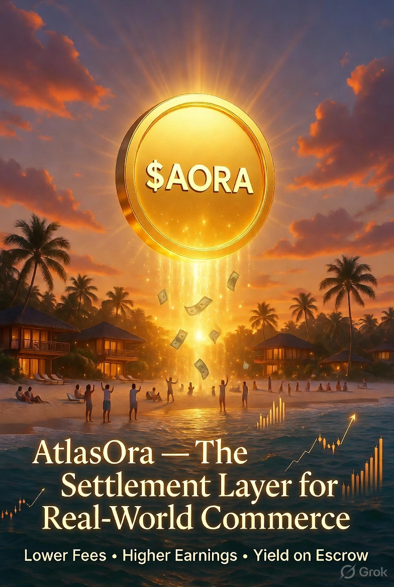 CRYPTO_WITH_ARZ's tweet photo. AtlasOra is building the settlement layer for real-world commerce on Base.
Hosts earn more. Guests pay less. Escrow generates yield. $AORA gives real utility.
Game changer.
@AtlasOraFi #communitypost
#atlasoratothemoon🌕📈
#AORA #AtlasOra https://t.co/JqYkxXH4OA