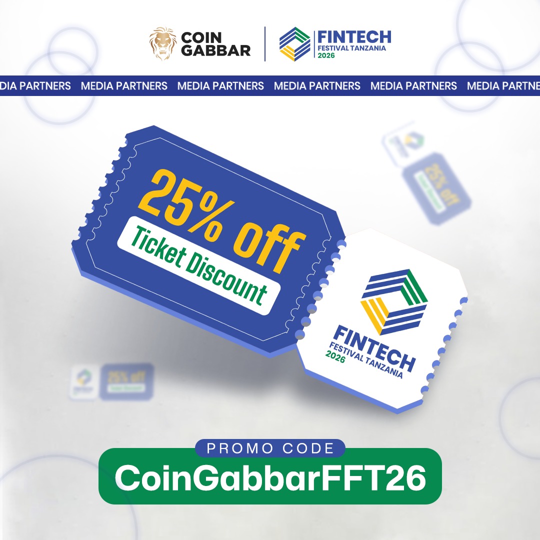coin_gabbar_'s tweet photo. 🌍 Africa's FinTech Future Starts Here!

Connect with industry leaders, innovators, and visionaries at Fintech Festival Tanzania 2026.

🎉Unlock 25% OFF on your event pass.
🎫Code: CoinGabbarFFT26
🎟️Secure Your Pass Today: https://t.co/8wdmSVDYVL

📅 20–21 August 2026
📍 Dar es Salaam, Tanzania

Visit Us: https://t.co/NG0TcexvKk

💥Save more. Network smarter. See you in Tanzania!

#FintechFestivalTanzania #FinTech #TicketDiscount #Africa #Blockchain #Web3 #CryptoEvents #CoinGabbar #Tcikets #FintechFestivalTanzaniaTicket #PromoCode #Discount