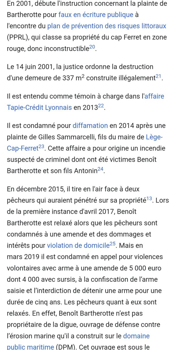 PhileasGatsby's tweet photo. Les médias adorent le présenter comme le "Robinson du Cap-Ferret" alors que c'est littéralement le "bandit du Cap-Ferret".
Le type s'est approprié le Cap.

Sa rubrique affaires judiciaires est aussi longue que celle de Sarkozy/Dati... https://t.co/Ea6340WMLK