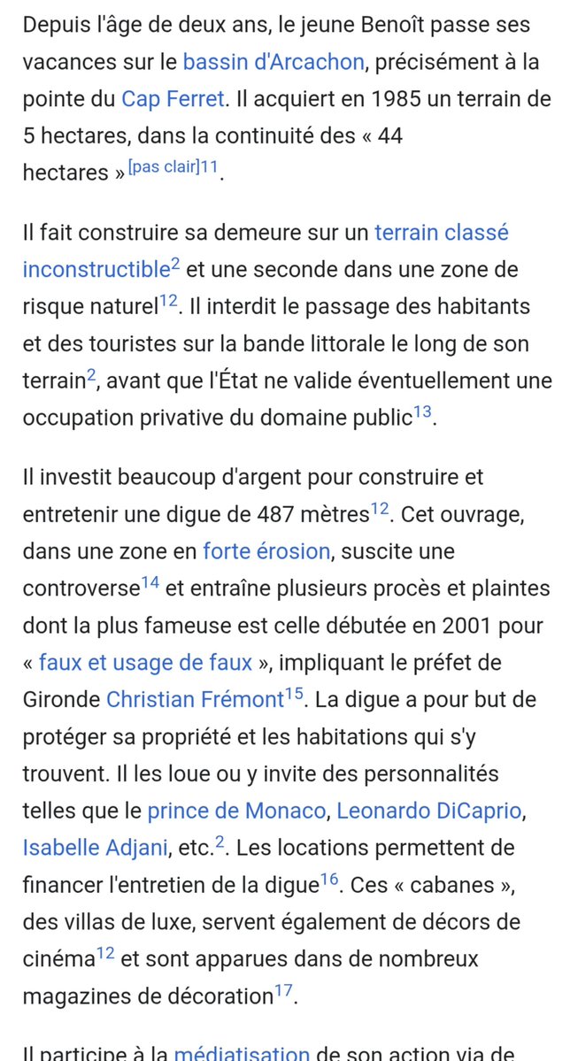 PhileasGatsby's tweet photo. Les médias adorent le présenter comme le "Robinson du Cap-Ferret" alors que c'est littéralement le "bandit du Cap-Ferret".
Le type s'est approprié le Cap.

Sa rubrique affaires judiciaires est aussi longue que celle de Sarkozy/Dati... https://t.co/Ea6340WMLK
