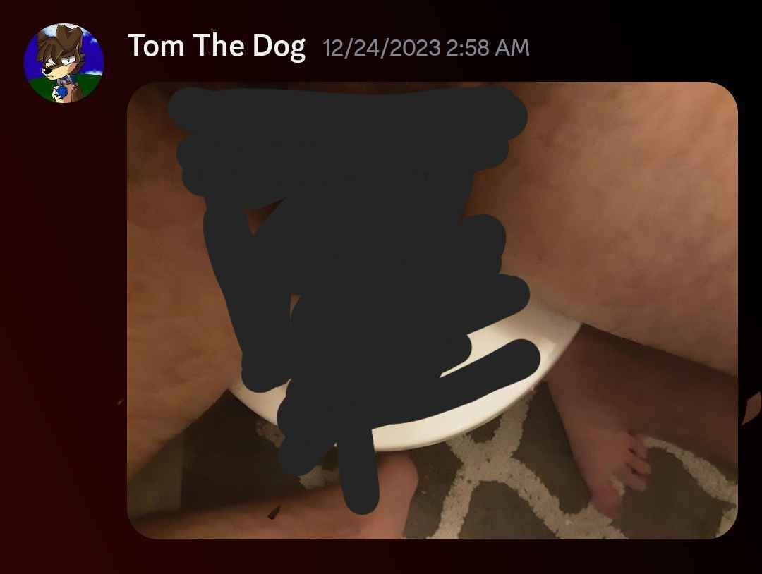 Spacetimebutter's tweet photo. Exposing tome the dog pt 1

This guy defames, and sent a picture of his dick to a server full of minors https://t.co/21V6YBwuwZ