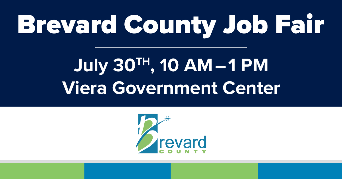 321Transit's tweet photo. Attend the Brevard County Job Fair Today, July 30, 2026, 10 AM–1 PM in the Viera Government Center at 2725 Judge Fran Jamieson Way, Viera, FL. Great benefits, growth, and coworkers await! #SpaceCoastAreaTransit #321Transit #BrevardCounty @BrevardCo_FL https://t.co/CexN12rOOC