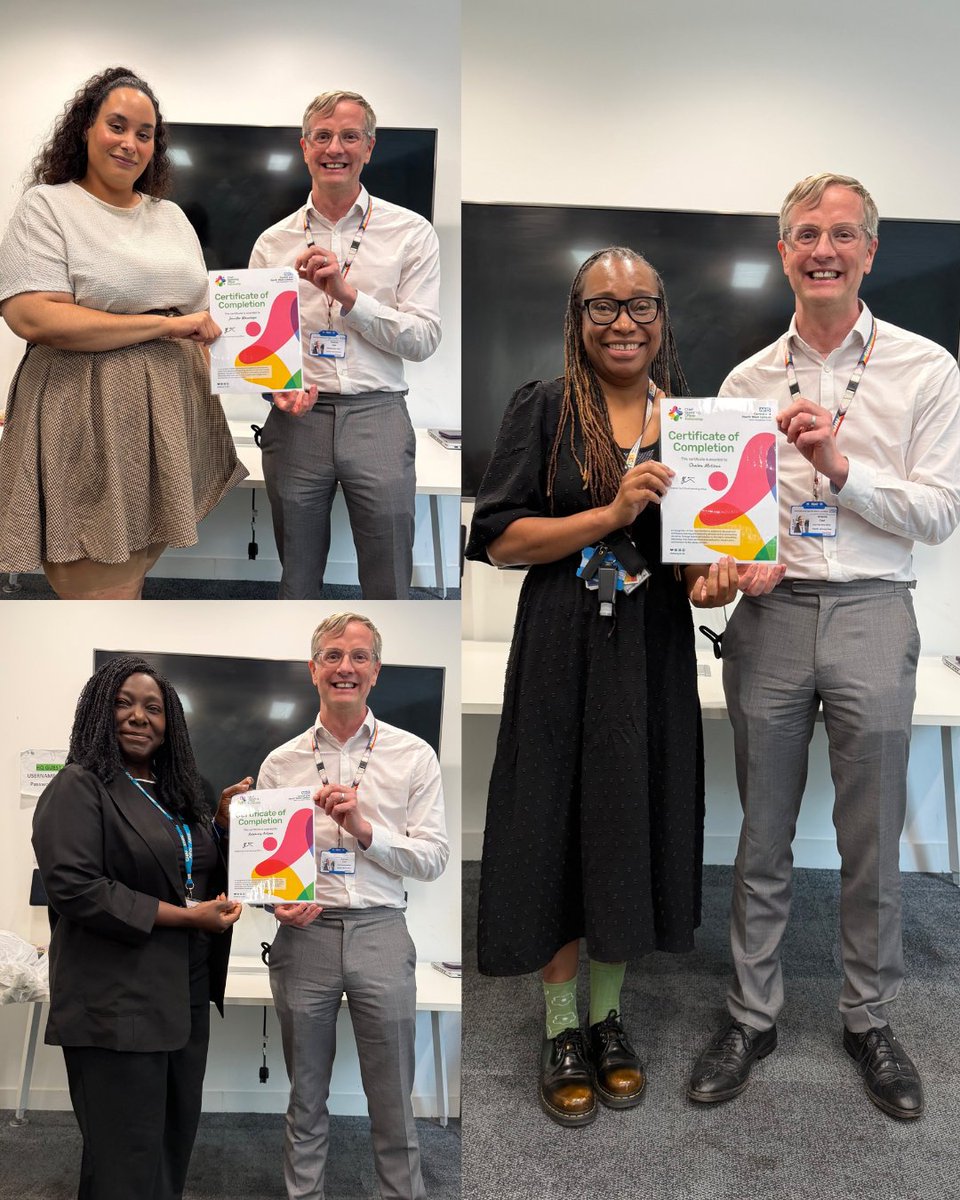 CNWLNHS's tweet photo. Building CNWL's future leaders 💡 We recently hosted a celebration event for the first cohort of graduates of our Chief Operating Officer Fellowship. Thanks were shared and cake was eaten but overall, overwhelming gratitude overtook the room. Read more: https://t.co/8bFmVGO9vM https://t.co/LZ7WLOfHCN