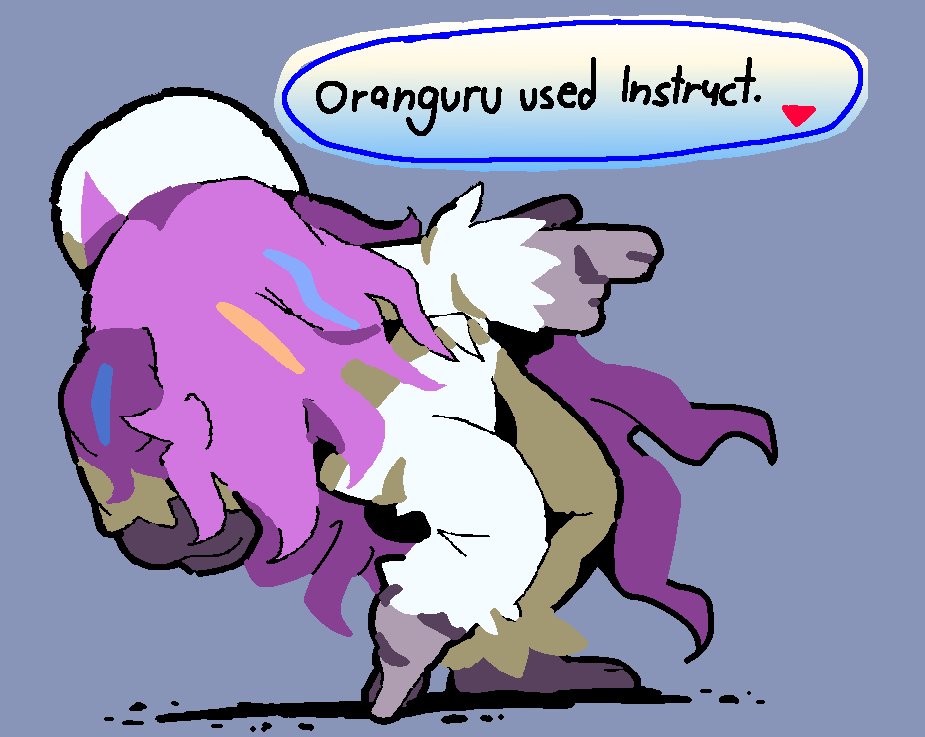 huedartnate's tweet photo. Oranguru's Instructions https://t.co/7ur0ZG0sh3