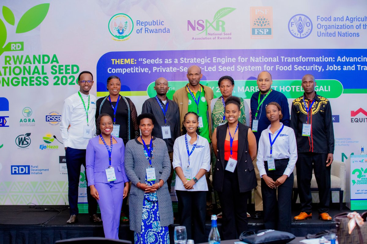 rdi_org's tweet photo. "The seed of today is a tool for climate resilience, innovation &amp; opportunity for youth." — @Agnes_Kalibata @rdi_org echoes this call at #RNSC2026! We must transform seed sector by investing in research, local seed production &amp; young innovators for true food security.
#RwandaAgri https://t.co/uwaSQjIm02