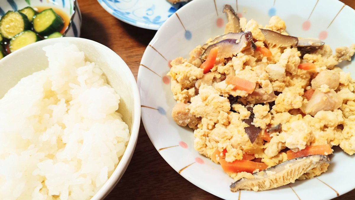 so_ba_na's tweet photo. 炒り豆腐
#おうちごはん https://t.co/oOU7EL3NMX