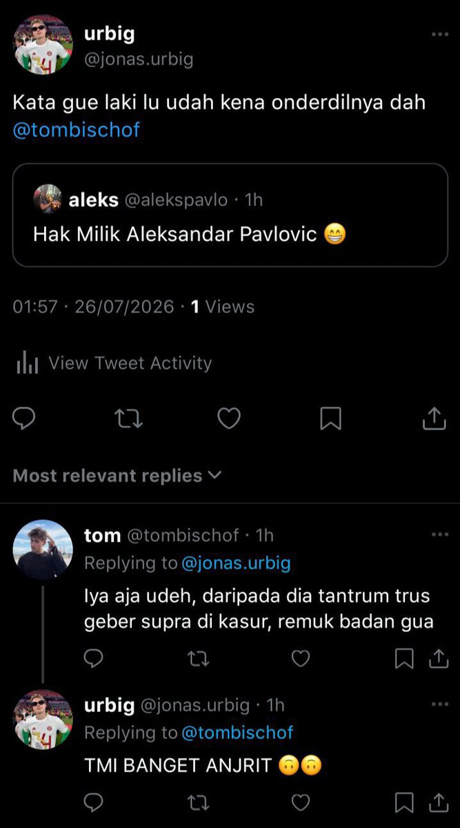 daltonstreets's tweet photo. #bischovic au tapi aleks mode protektif https://t.co/H4xPLpnirt
