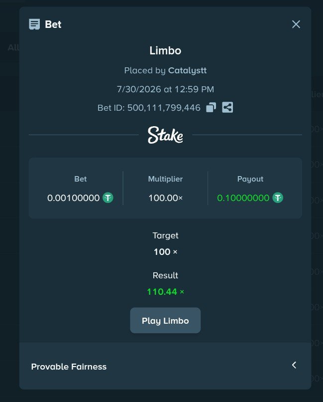 catalysttttt___'s tweet photo. 100x only works with negligible money on @Stake 😂 https://t.co/kB6DUorKnl