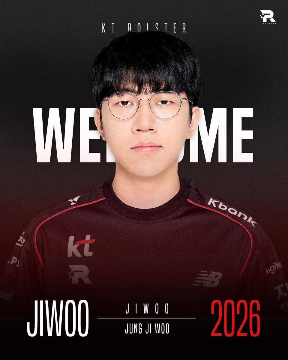 KTRolsterLoL's tweet photo. [Welcome Jiwoo, Farewell Aiming]

KT Aiming 김하람 선수와 KRX Jiwoo 정지우 선수의 트레이드가 이뤄졌습니다.
앞으로도 kt Rolster는 남은 시즌 최선을 다하도록 하겠습니다. https://t.co/MSabBdpkzc