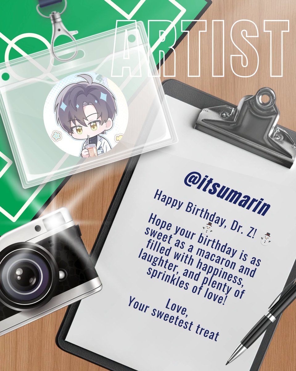 ZayneBday's tweet photo. Behind every great piece, there’s an even greater artist. Meet our final artist, Itsumarin @itsumarin who will be joining us for Zayne's special day! ☃️🩵

Make sure to check out their awesome works and show them some love, Jasmines!

#ZayneBday2026 #RightOnTarget #ZayneOnTarget https://t.co/slLSF1RuZu