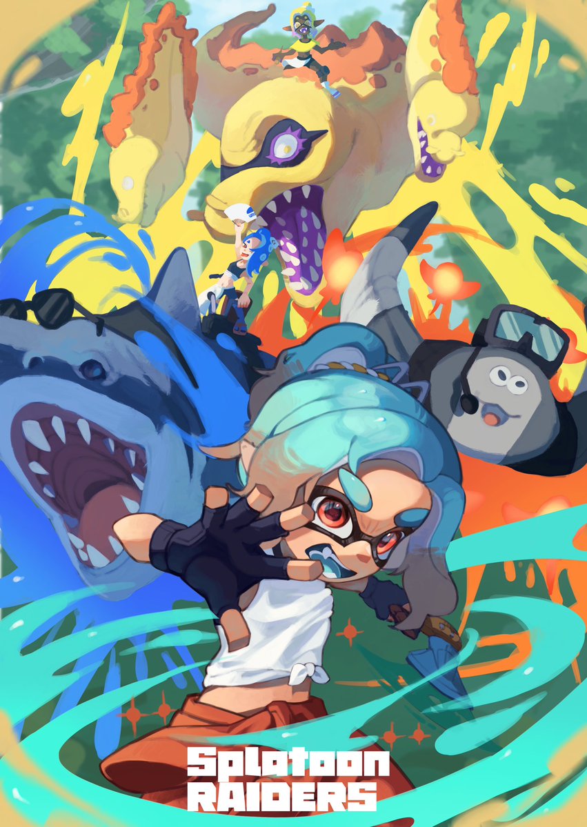 Takiitoon's tweet photo. #今月描いた絵を晒そう
今月はアニメ塗り多め
来月からは厚塗りもやるぞやるぞ https://t.co/8ESAF2dSEn