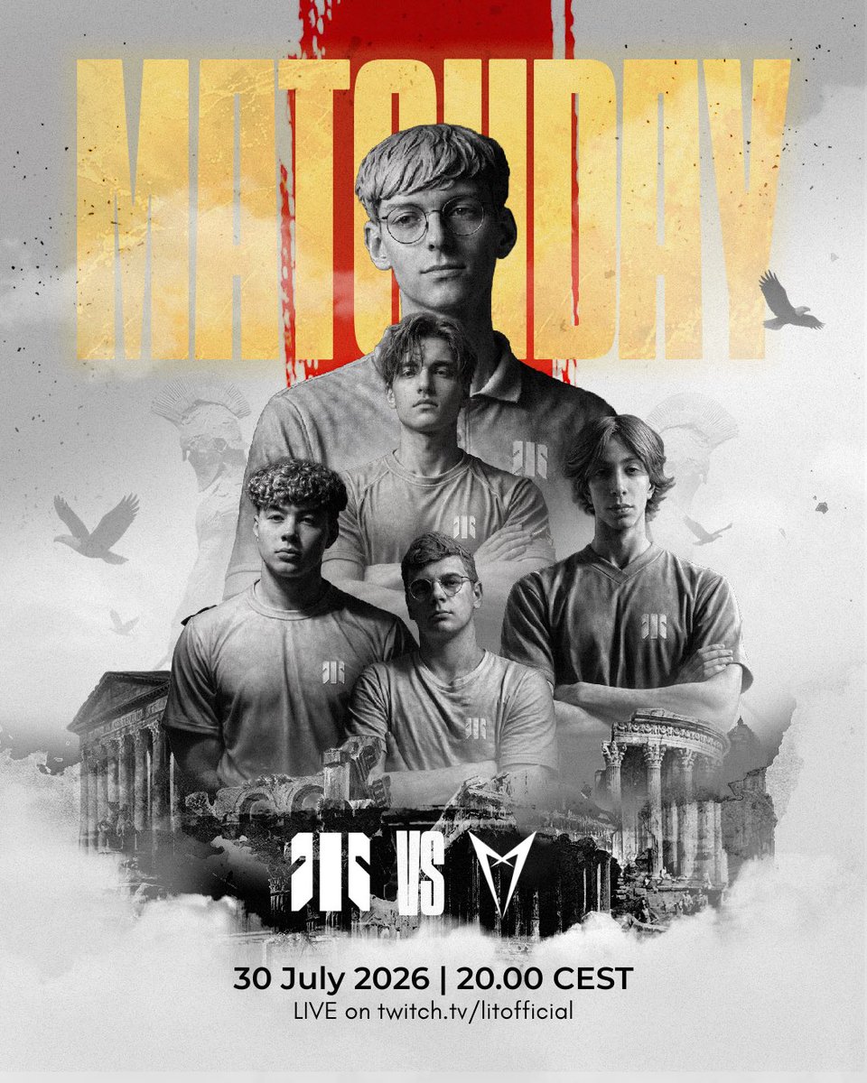ColossalG_'s tweet photo. ⚔️ THE ARENA CALLS OUR LEGION ⚔️
the Colosseum awaits: Colossal Gaming vs P11
The sands of the Colosseum lie clean of last week’s blood, and now we march back into the fight.
🕹️ Best of 1
⏰ 20.00 CEST
📺 https://t.co/1iAl53fM27
#ColossalGaming #ThatsLIT #BornToCompete #CGWIN #SpegnersiMai