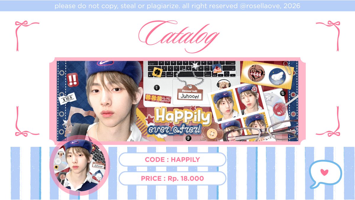 rosellaove's tweet photo. help repost please? thankies💓

hayi hayi kenalan sama 2 anak baru aku yuk? namanya "Love Agenda" &amp; "Happily" >___<
untuk Love Agenda ada 2 versi ya🪄

aku juga open titip &amp; req untuk catalog ini, cek tweet di bawah🧚🏻‍♀️✨
‧˚꒰ৎ୭— layout model UFS teman timun🦚🏝

#bealanja https://t.co/txxN5nlAYi
