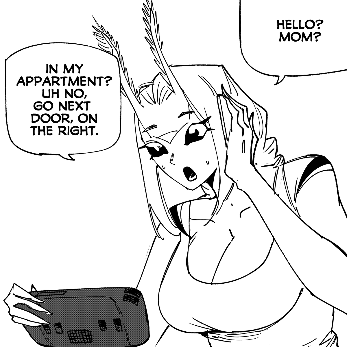 NeitheYAGI's tweet photo. The bug's mom visited me https://t.co/kyVCPJyWxW