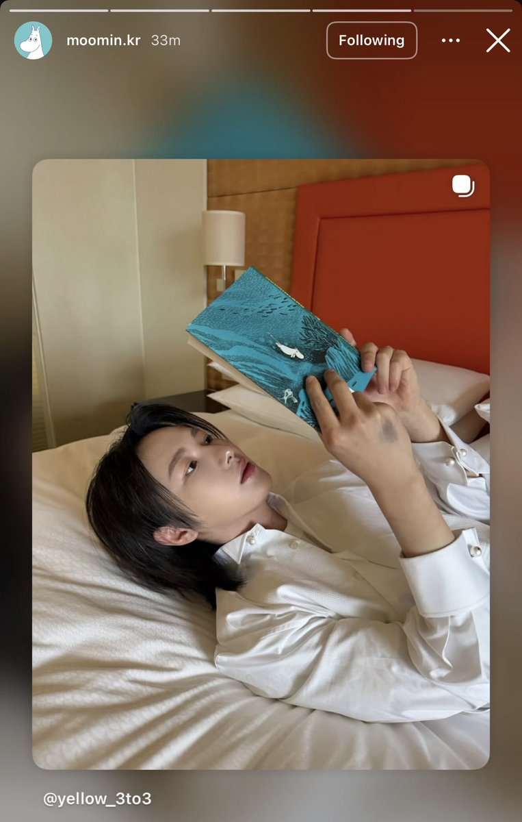 renjeonah's tweet photo. moomin korea reposted renjun's post on their instagram story 🥺🩵🤍 https://t.co/Cr170u4OXa