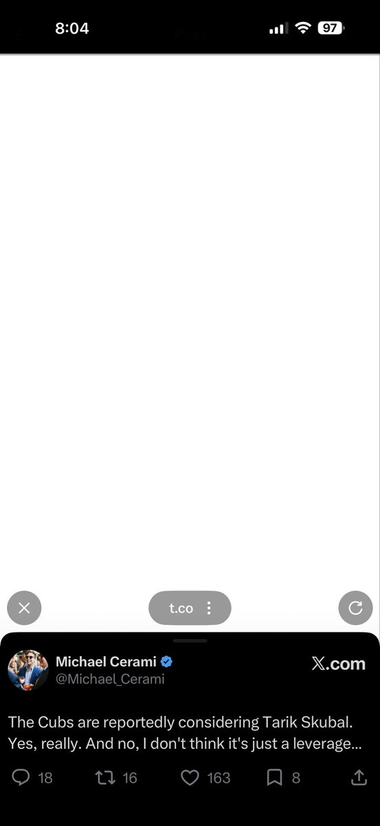 thndrnghrd24's tweet photo. @Michael_Cerami @PJ_Mooney Posts haven’t been consistently loading lately. Idk if just me. Tried WiFi and cell. From native twitter app. https://t.co/H7RZzJfxxm