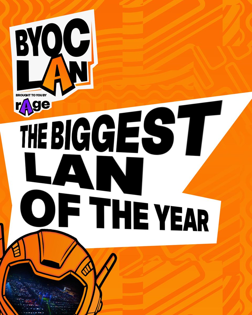 rAgeExpo's tweet photo. THE BYOC LAN IS BACK. 🎮🔥

The most iconic BYOC LAN returns to rAge 2026.

📅 27–29 November 2026

📍 Fourways Mall, Johannesburg

🎟️ LAN tickets are LIVE: https://t.co/8fIo6AYncQ

Secure your spot before they're gone.

#BYOCLAN #rAge2026 #BYOC #LANParty https://t.co/o6n5mWD5Kw