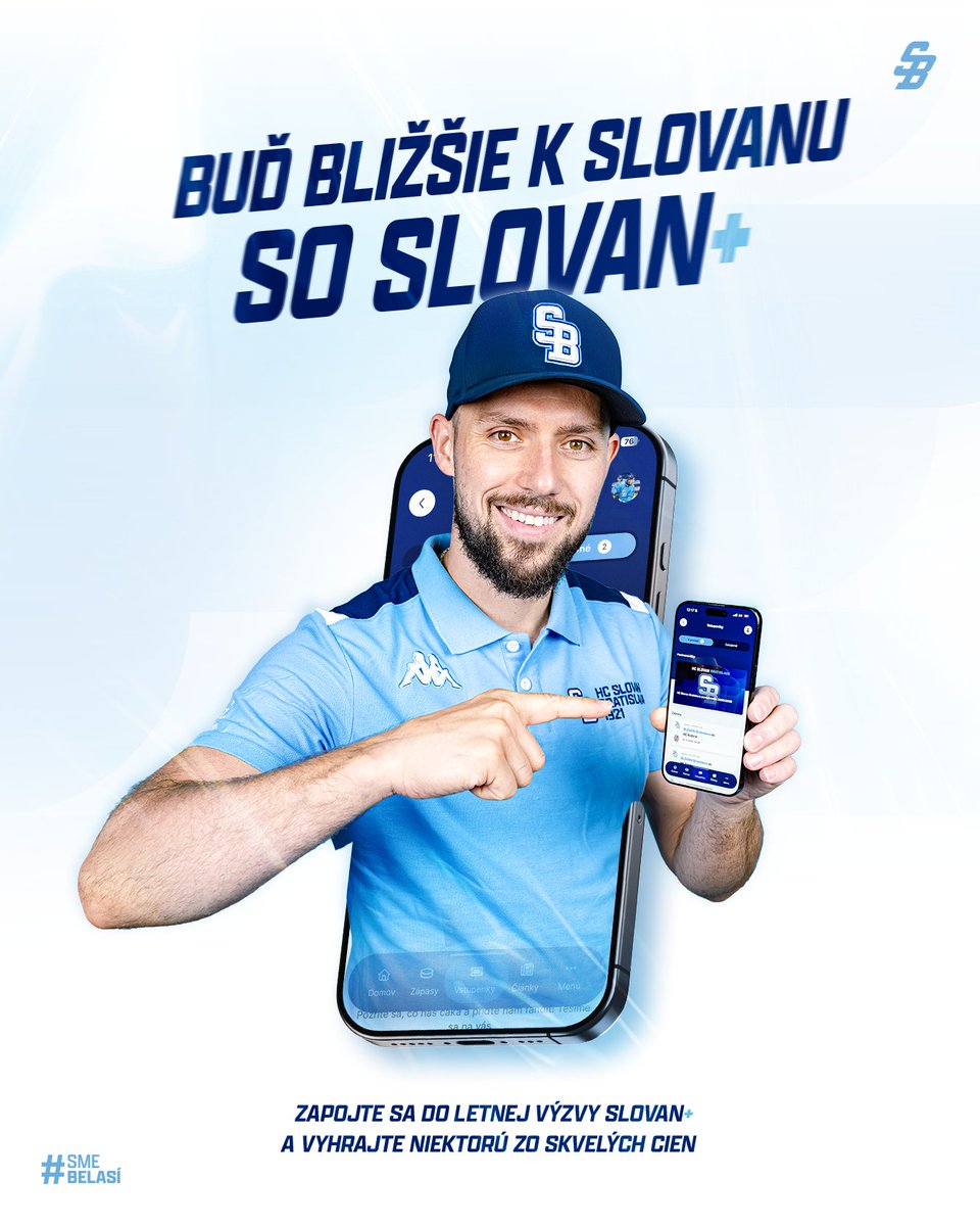 hcslovanba's tweet photo. 🔵 Chceš byť pri všetkom ako prvý?
📲 Slovan+
🔔Zapni notifikácie
✅Potvrď súhlas so zasielaním info
Získaj prístup k novinkám, obsahu a šancu vyhrať podpísaný dres, permanentku alebo vipky.
Buď bližšie k Slovanu. So Slovan+.
#hcslovan #smebelasi #vernislovanu #slovanhokej https://t.co/u5saGo6ypX