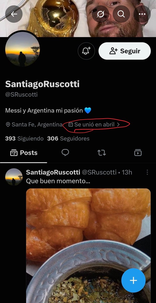 TraductorTeAma's tweet photo. LOS BOTS DE PULLARO| Pullaro, que pretende censurar la opinión de la gente en redes sociales con su "ley contra el odio" se armó un troll center.

Todas cuentas creadas en febrero-mayo 2026.
Todas suben fotos de mate y frases de cornuda para simular ser reales.
Todas responden exclusivamente comentarios positivos a Pullaro

Igual de patético que Larreta y Mantequilla Pareja.