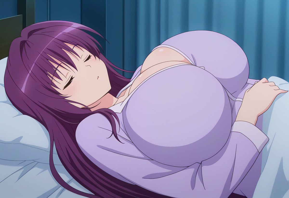 RebirthGarden's tweet photo. When sleeping her body and mind relax. 

This also means her Transform is not active 

Meaning her breasts return to their natural size. https://t.co/mcmgxliP8I