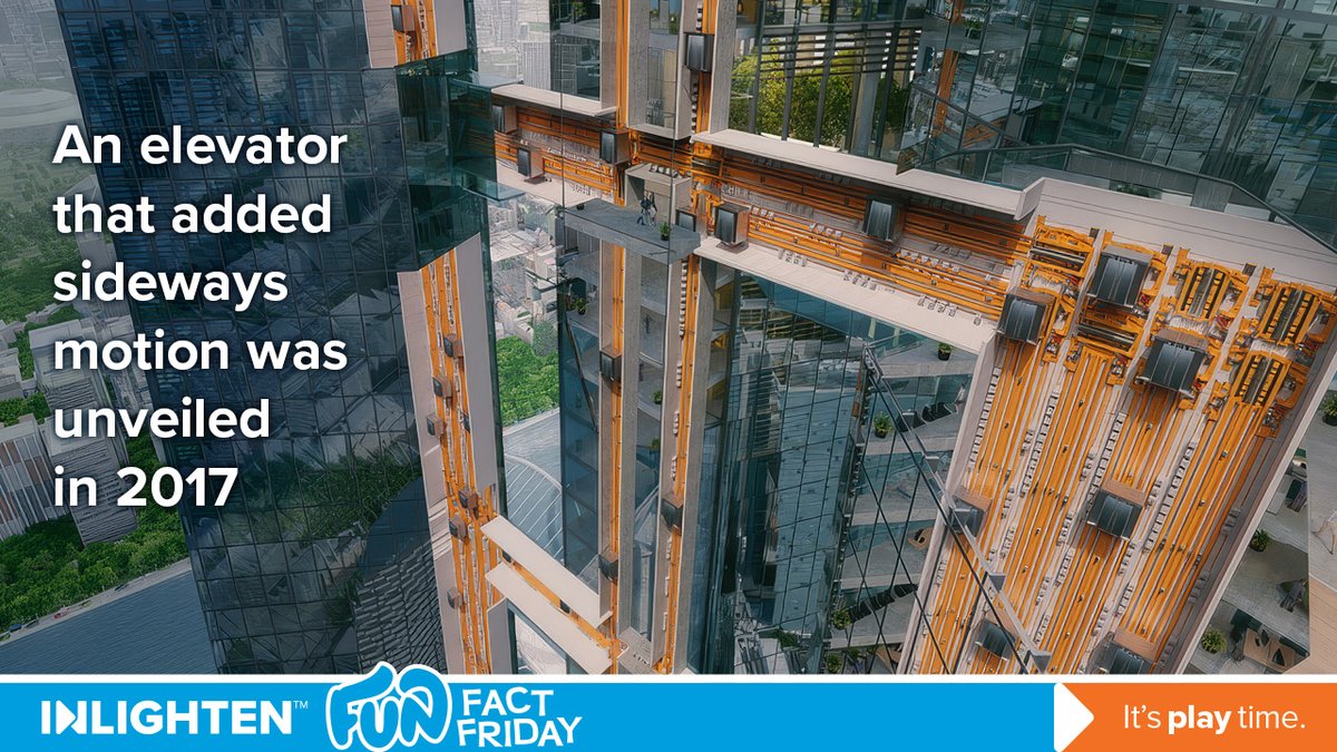 inLightenMedia's tweet photo. It’s National Talk in an Elevator Day – about what? Try this: German company, Thyssenkrupp, developed the MULTI elevator that moved sideways and up and down, utilizing magnetic levitation technology! #FunFact #NationalTalkInAnElevatorDay #SidewaysElevator #TheMulti #Thyssenkrupp https://t.co/UmXrTrw10R