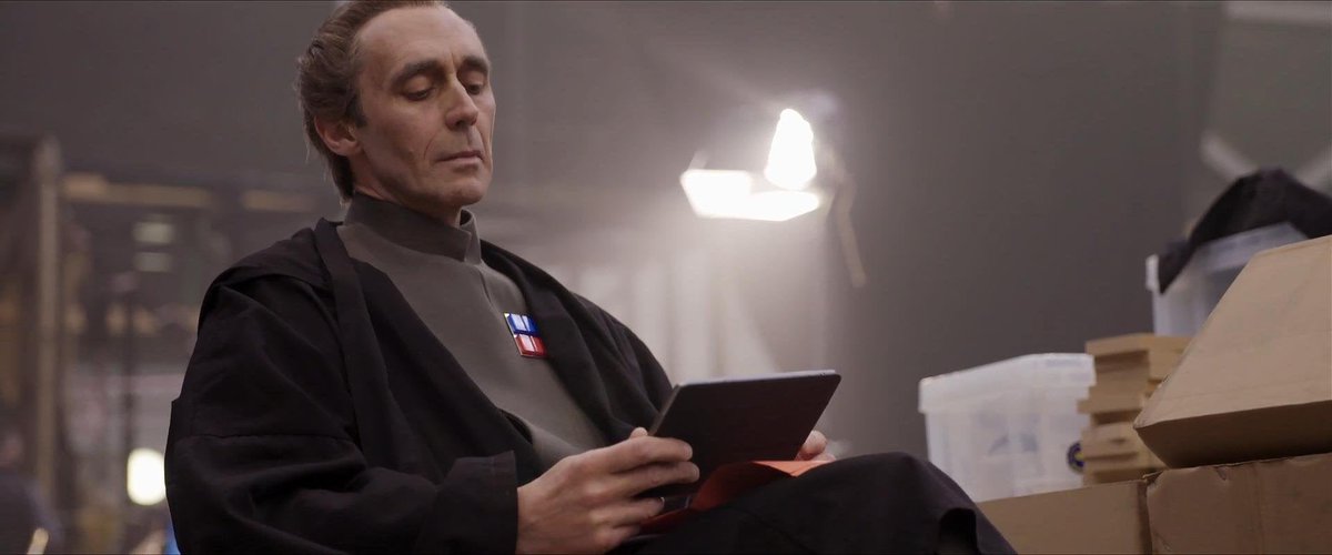CajunMike1985's tweet photo. I’ve never understood why they insisted on deep faking, Leia, luke and Tarkin when they cast stand in actors that look very much like who they are standing in for.

Just recast! https://t.co/N9FKKEeKyo