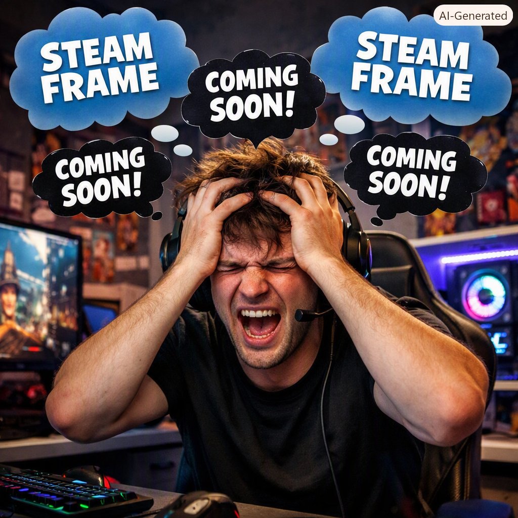 GHOS7S7ALKER's tweet photo. "Steam Frame" Arrrh!...  But when?.... https://t.co/ptgE1gd7c2