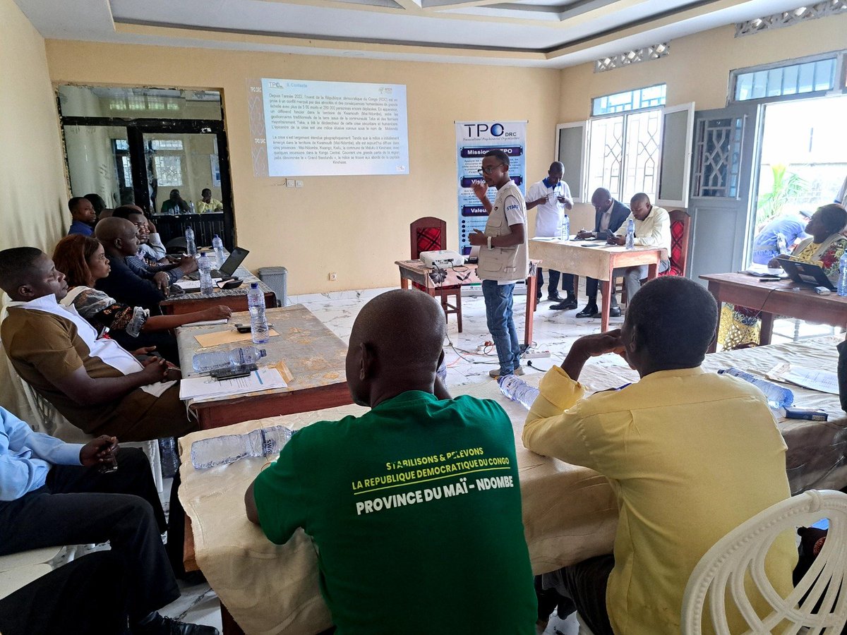 drc_tpo's tweet photo. #MaiNdombe, TPO DRC a lancé le projet de prévention des #VBG/#EAS/#HS, de renforcement des mécanismes communautaires et de restauration des écosystèmes dans les zones touchées par la crise des #Mobondo à Inongo
https://t.co/HcVCzLMOLx
  #Protection #Communautés #Environnement https://t.co/IHZdBuUoXV