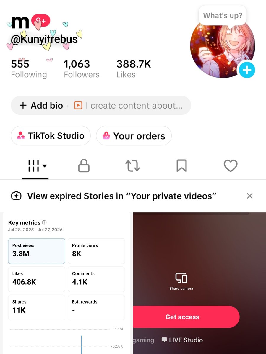 Jaheschh's tweet photo. WTS akun tiktok bekas edit random, foll no suntik, live on, affliate belum di ajukan. 140k avail nego yap #wts #zonauang #akuntiktok https://t.co/qnrwd7mfvW