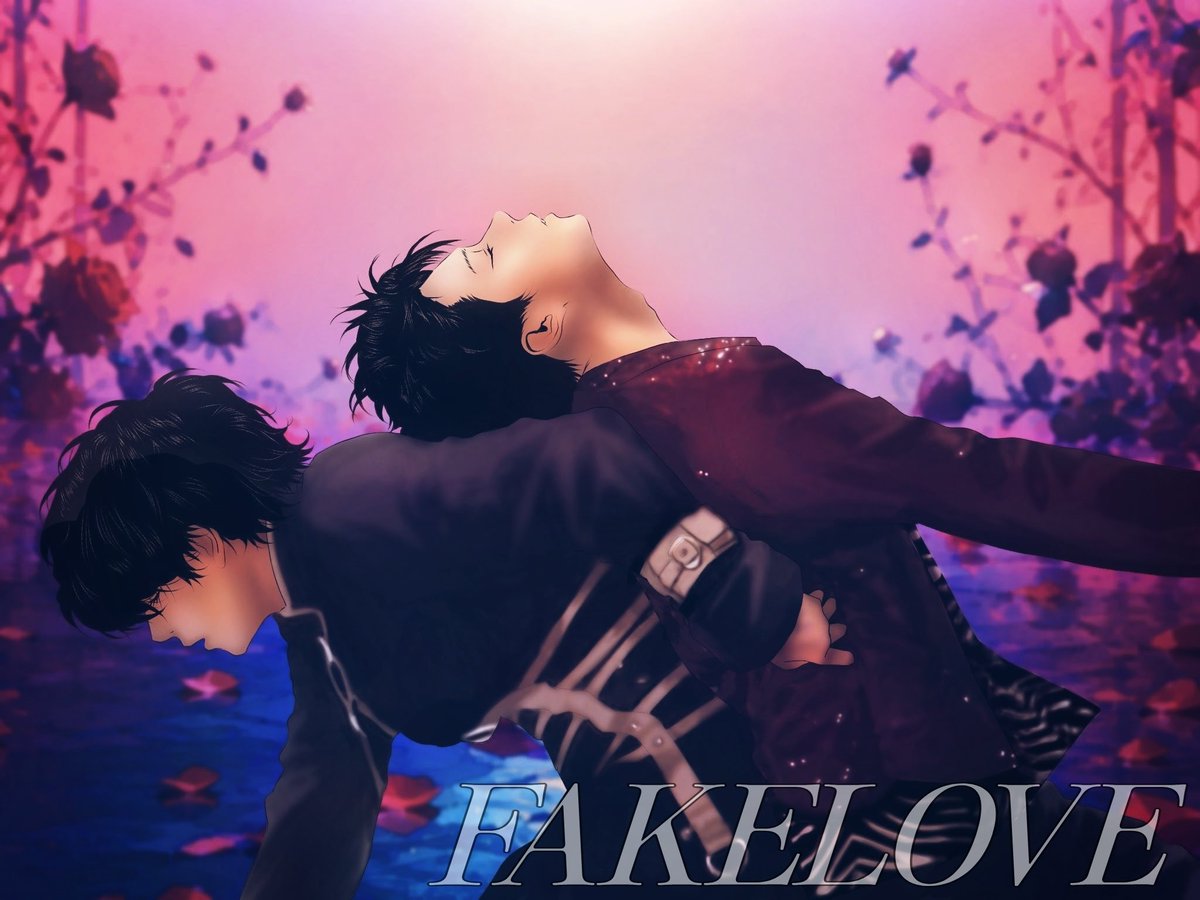 jack0909cat's tweet photo. 1番好きな曲が『FAKE LOVE』︎💕︎
フォーメンション後のこのシーンが特に好きで ようやく描けました✍️

#テテ  #グク #taehyung  #jungkook  #taekook https://t.co/6VcSS42oMt