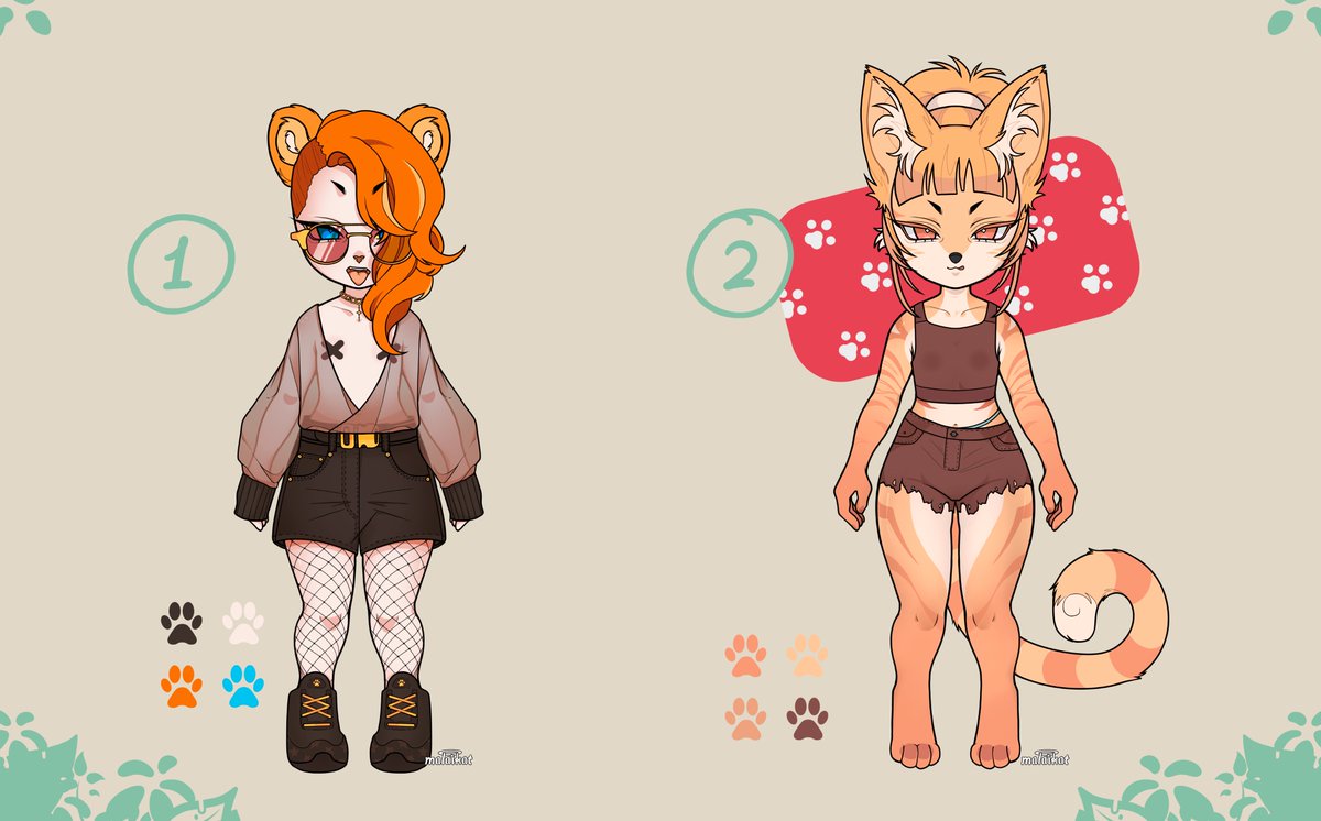 aidletter's tweet photo. ◆ ADOPT | OPEN ◆

SB: 15$
MI: 1$
AB: 35$ (Commercial use)
◆ End auction: 24h after last bid ◆

What you will get:
- PNG file with transparent + dark grey background

Status:
1 - Open
2 - Open

Base by Malaikat
Edits and Color by Me

#adoptable #furry #feline #chibi #artmoots https://t.co/6YYYD4idLE